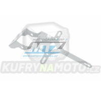 Držák registrační značky SPZ Dual Sport - Benelli TRK502 / 17-24 +TRK502X / 18-24 +TNT125 / 17-19 + Keeway RKF125 / 18-19 - barva stříbrná Ice Polished