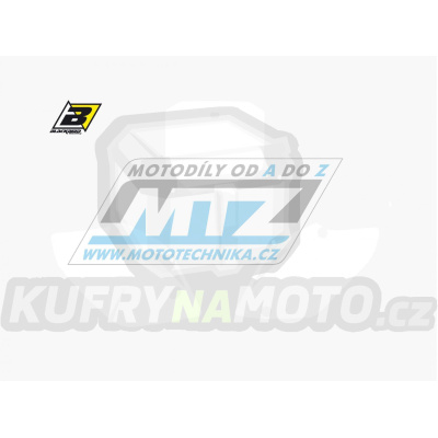 Polepy číslových tabulek (vystřižené) - Honda CRF150 / 07-23 - barva bílá