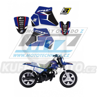 Polepy na motocykl (sada polepů Dream) Yamaha PW50 / 90-23 - typ polepů Dream4