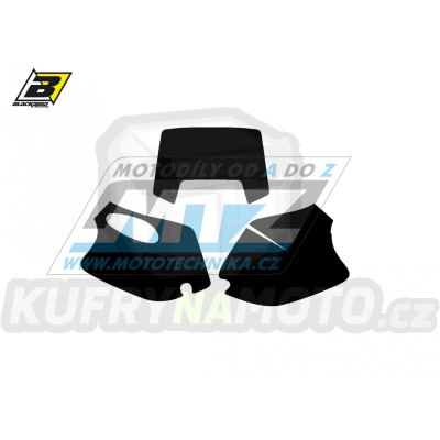 Polepy číslových tabulek (vystřižené) - KTM EXCF 4T / 93-99 - barva černá
