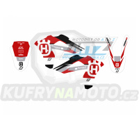 Polepy na motocykl (sada polepů Dream5) Husqvarna CR125+WR125 / 06-08 + WR250 / 06-13 + WR300 / 09-13 - typ polepů Dream5 - červená barevná varianta