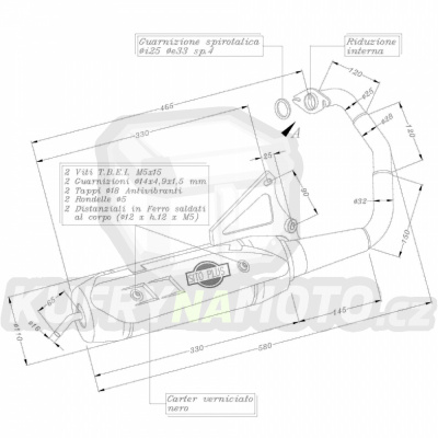 Výfuk Leo Vince Yamaha BW'S 50/BW'S 50 NAKED 2004 - 2013 SITOPLUS LVKN1134-0715