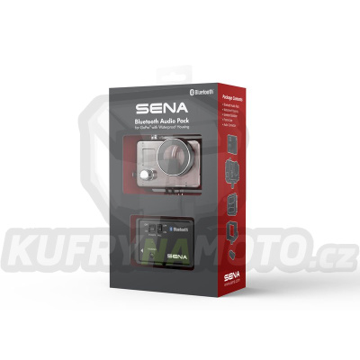 SENA GP10-02 set BLUETOOTH 3.0 DO 100M DO KAMER GOPRO® HERO3, HERO3+ taky HERO4 s voděodolným pouzdrem DO 40M - akce