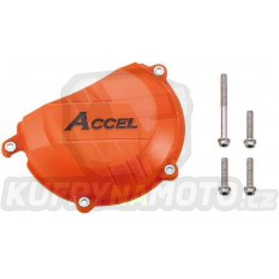 ACCEL kryt krytu spojky (plastový) KTM SXF450 '13-, EXCF450 '12-, EXC 500 barva oranžová