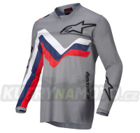 dres RACER BRAAP, ALPINESTARS (šedá)