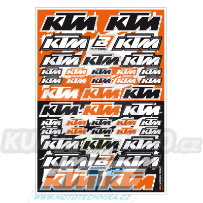 Polepy univerzální Sponzor Logo - verze KTM 5076K