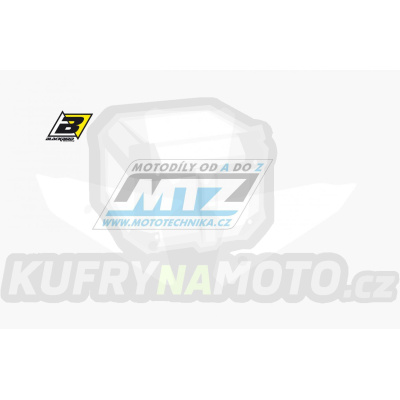 Polepy číslových tabulek (vystřižené) - Honda CRF250 / 22-23 + CRF450 / 21-23 - barva bílá