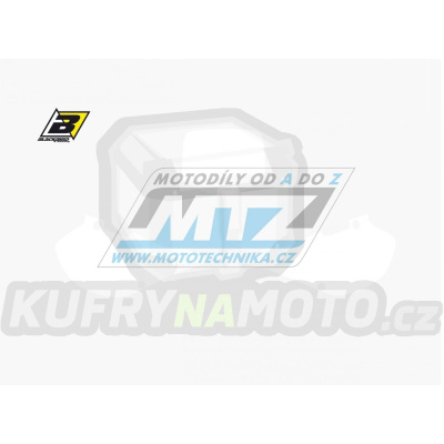 Polepy číslových tabulek (vystřižené) - Kawasaki KX125+KX250 / 99-02 - barva bílá