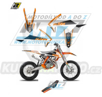 Polepy s potahem sedla (sada polepů a potah sedla Dream) - KTM 85SX / 18-23 - typ polepů Dream4