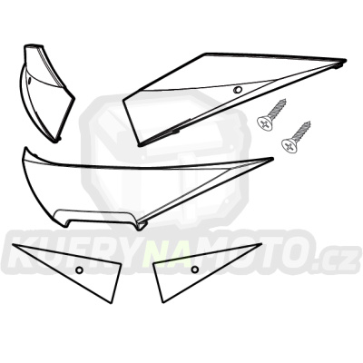 Reflexní prvky SHAD D1B39CAR pro SH39
