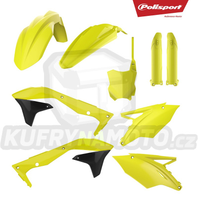 Sada plastů POLISPORT neonově žlutá