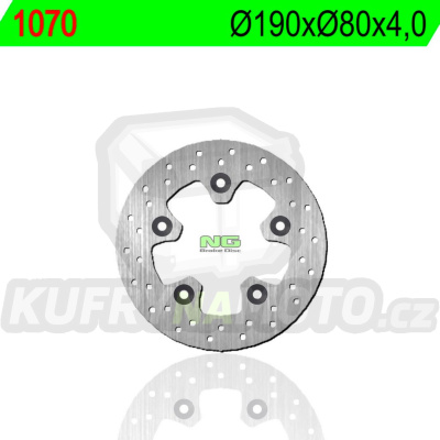 Brzdový kotouč moto NG 1070