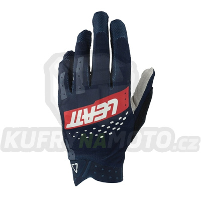 LEATT RUKAVICE MTB cyklo 2.0 X-FLOW ONYX CYKLISTICKÉ RUKAVICE NAVY BLUE velikost M-6021080281-akce