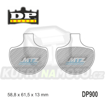 Destičky brzdové DP900-SDP DP Brakes - směs SDP Sport HH+