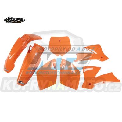 Sada plastů KTM 125SX+250SX + 450SX+520SX / 01-02 - barva oranžová