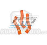 Hadice chladiče KTM 250SXF / 07-12 - oranžové (sada 3ks)