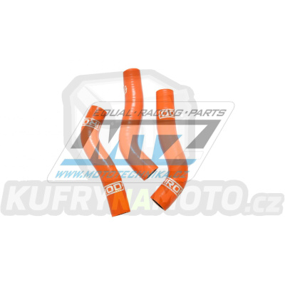 Hadice chladiče KTM 250SXF / 07-12 - oranžové (sada 3ks)