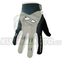 Rukavice motokros PROGRIP 4014 - šedo-černé - velikost S