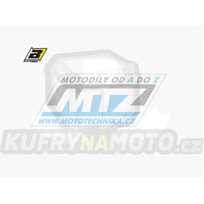 Polepy číslových tabulek (vystřižené) - Yamaha YZF250+YZF426 / 00-02 - barva bílá