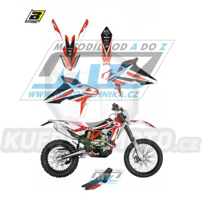 Polepy s potahem sedla (sada polepů a potah sedla Dream) - Beta RR 2T+4T / 18-19 - typ polepů Dream4