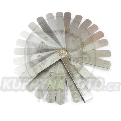Feeler gauge set JMP 0.04-1.00 metric 25 blades