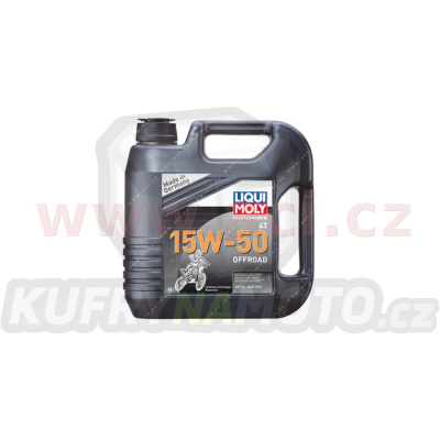 LIQUI MOLY Motorbike 4T 15W50 Offroad, plně syntetický motorový olej 4 l
