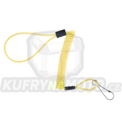 připomínač kotoučového zámku MINI MINDER CABLE, OXFORD (reflexní žlutý, průměr lanka 2,5 mm, 1 ks, balený sáčku se zdrhovadlem)