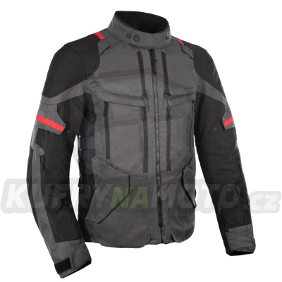 bunda ROCKLAND DRY2DRY™, OXFORD ADVANCED (šedá/černá/červená)