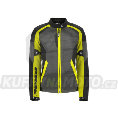 bunda TEK NET LADY, SPIDI, dámská (černá/šedá/žlutá fluo)