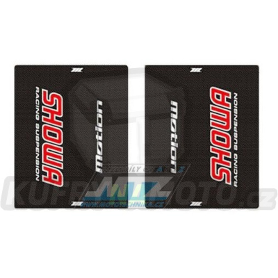 Polepy vidlic carbonové - Showa (DRC Motion Front Fork Decal)