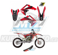 Polepy s potahem sedla (sada polepů a potah sedla Dream) - Honda CRF250R / 10-13 + CRF450R / 09-12 - typ polepů Dream4