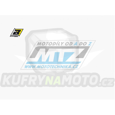 Polepy číslových tabulek (vystřižené) - KTM SX+SXF / 19-22 - barva bílá