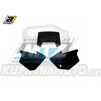 Polepy číslových tabulek (vystřižené) - Husqvarna TE / 95-99 - barva černá