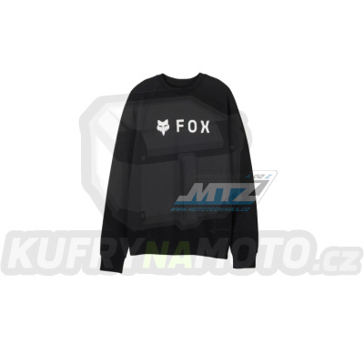Mikina pánská Fox Absolute Fleece Crew - černá (velikost L)