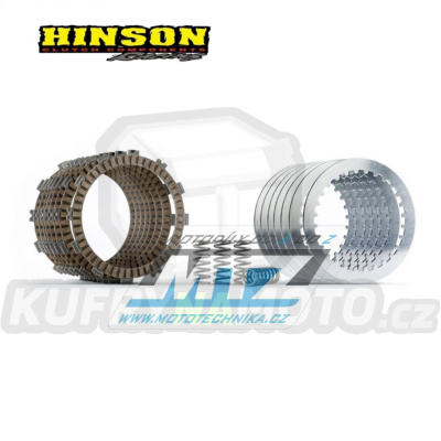 Sada spojkových lamel třecích, ocelových a pružin Hinson - Yamaha YFM250 Raptor / 08-13