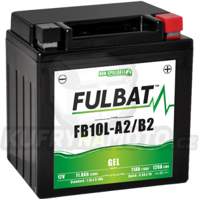 Gelová baterie FULBAT FB10L-A2/B2 GEL (YB10L-A2/B2 GEL)