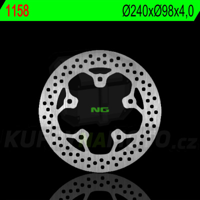 Brzdový kotouč moto NG 1158