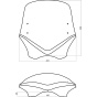 MRA plexi UNI V - Flow C černé 4025066140374,4025066111268