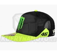 Kšiltovka VR46 Sponsor WRT Trucker Cap černo/fluo žlutá 450904