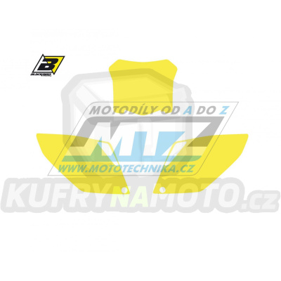 Polepy číslových tabulek (vystřižené) - Honda CRF250/08-09 - barva žlutá
