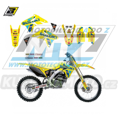Polepy na motocykl (sada polepů Graphics) Suzuki RMZ250 / 10-18 - typ polepů Replica Suzuki Restyle