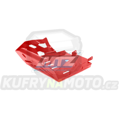 Kryt pod motor hliníkový Dual Sport -  KTM 950 Adventure / 02-06 + 990 Adventure / 06-12 - barva červená
