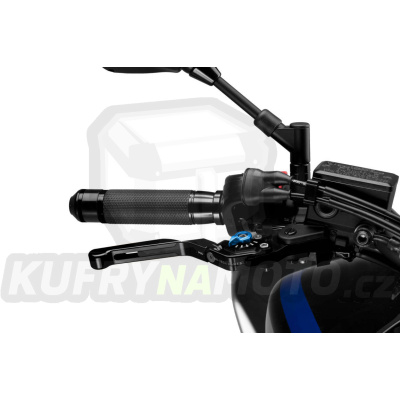 Páčka brzdy bez adaptéru PUIG 3.0 14NNA rozšiřitelná skládací černá/modrá