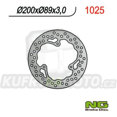 Brzdový kotouč moto NG 1025