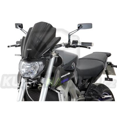 Plexi plexisklo MRA Yamaha FZ – 09 900 2014 - typ racing NRM kouřové