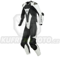 Moto kombinéza DAINESE LAGUNA SECA 5 černo/bílá perforovaná zkrácená
