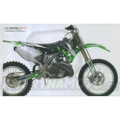 Polep KAWASAKI KX 125-250 2003-07 GS KW110