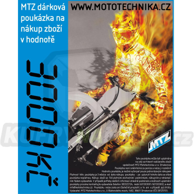 Poukázka dárková v hodnotě 3.000,- Kč