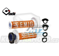 Rukojeti ODI V2 LOCK ON EMIG (2takt+4takt včetně 5 nástavců) - bílo-oranžové