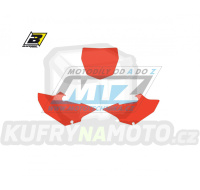 Polepy číslových tabulek (vystřižené) - Yamaha YZ125+YZ250 / 15-21 - barva červená